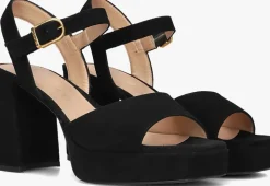 zwarte unisa sandalen met hak odran