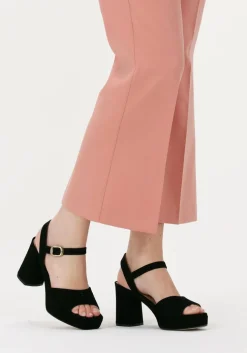 zwarte unisa sandalen met hak odran