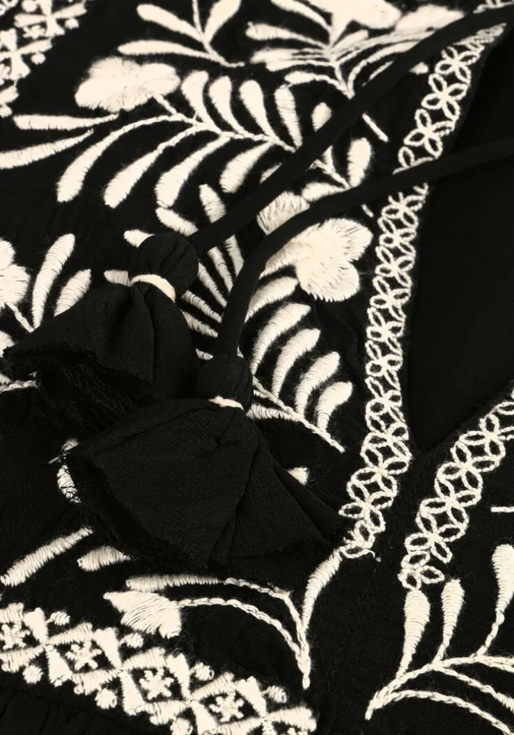 zwarte vanessa bruno midi jurk veronica