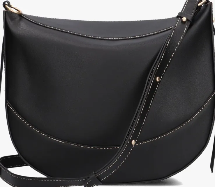zwarte vanessa bruno schoudertas daily bag