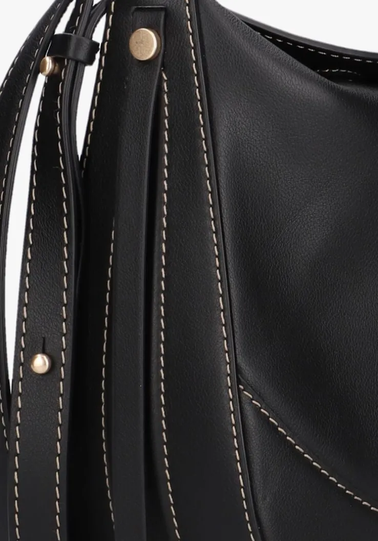 zwarte vanessa bruno schoudertas daily bag