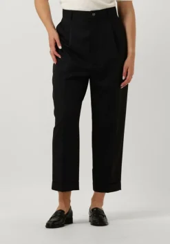 zwarte vanilia chino wool relaxed chino