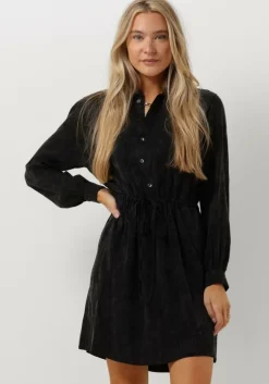 zwarte vanilia mini jurk romantic structure dress