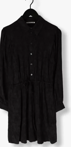 zwarte vanilia mini jurk romantic structure dress