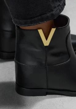 zwarte via roma 15 enkellaarsjes santa monica 2576