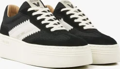 zwarte via vai lage sneakers isa lou