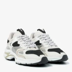 zwarte via vai lage sneakers vesper due