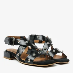 zwarte via vai sandalen gigi polly