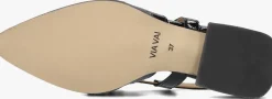 zwarte via vai slingbacks jazz tammi