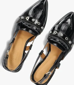 zwarte via vai slingbacks jazz tammi