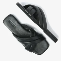 zwarte via vai slippers kiki lot