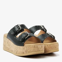 zwarte via vai slippers sissel mira