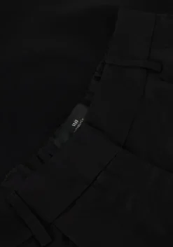 zwarte withblack wijde broek wblselma wide linen bermuda