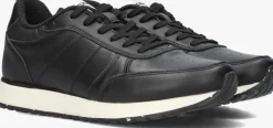 zwarte woden lage sneakers ronja