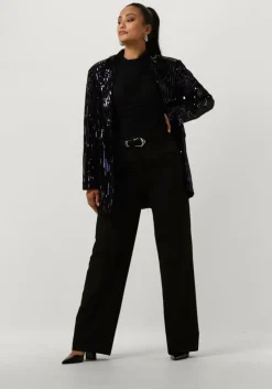zwarte y.a.s. blazer yaseliva sequin ls long blazer