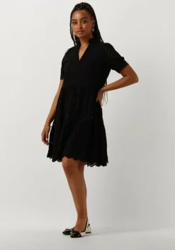 zwarte y.a.s. mini jurk yasholi ss dress s.