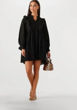 zwarte y.a.s. mini jurk yasluma ls dress s. noos