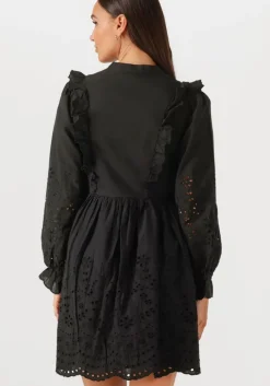 zwarte y.a.s. mini jurk yasluma ls dress s. noos