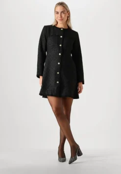 zwarte y.a.s. mini jurk yasmalea ls dress