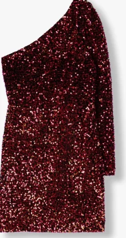 zwarte y.a.s. mini jurk yaspinko sequin os dress
