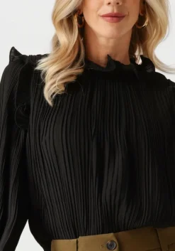 zwarte y.a.s. top yasphilina ls high neck top