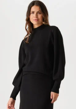 zwarte y.a.s. trui yasfonny ls knit pullover