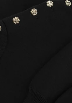zwarte y.a.s. trui yashama ls knit pullover