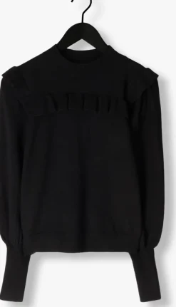 zwarte y.a.s. trui yasjum ls knit pullover