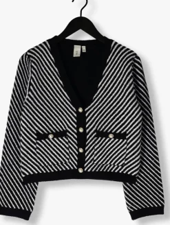 Y.A.S. e vest yascharla ls sequin knit cardigan><noscript><img width=